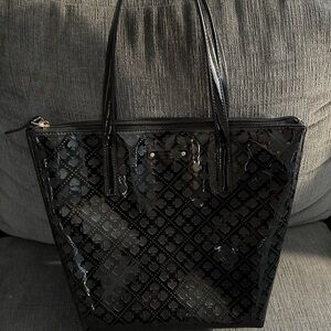 kate spade Black Patent Shoulder Tote